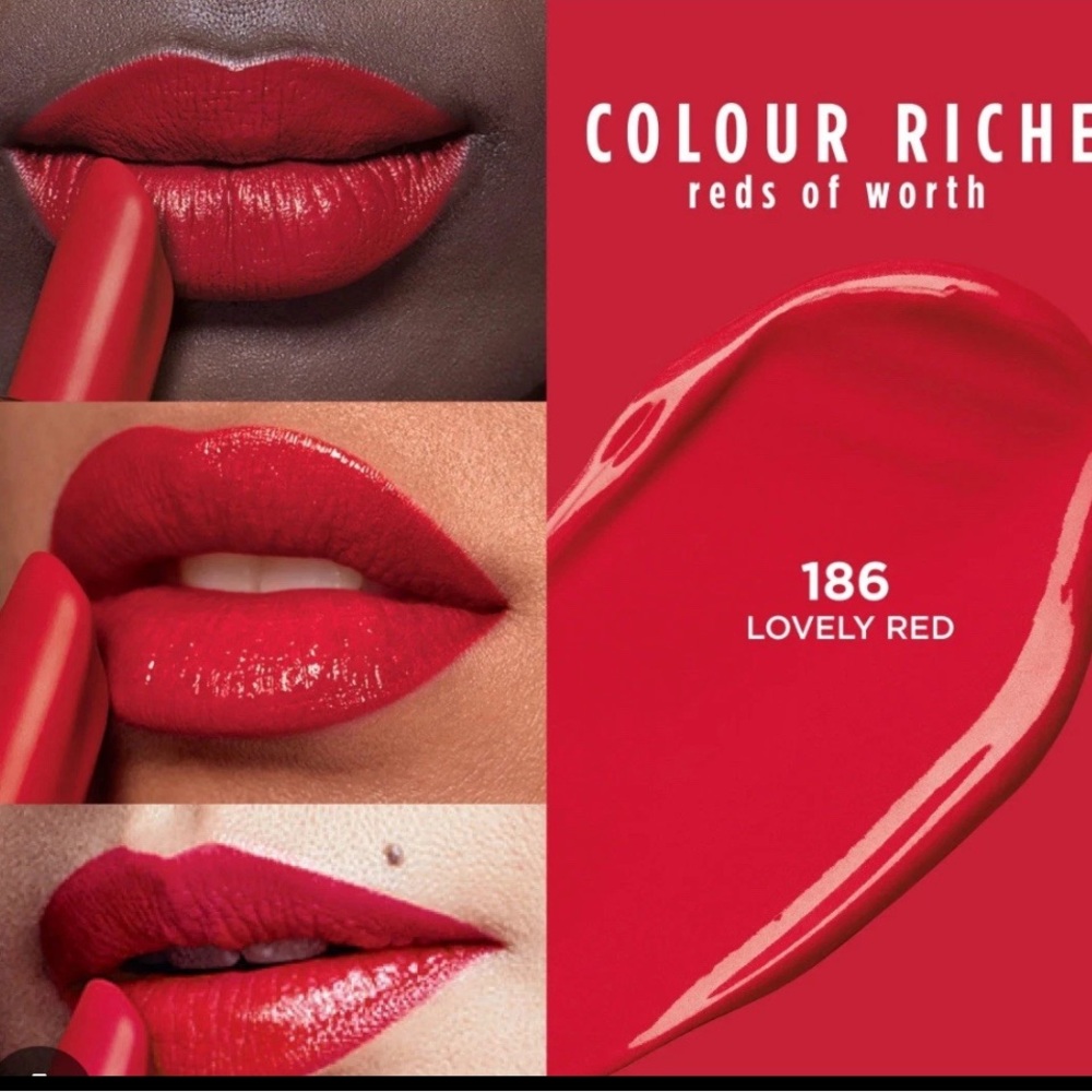 L’Oréal Lipstick - Lovely Red 186